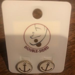 Bundle two bracelets and anchor earrings